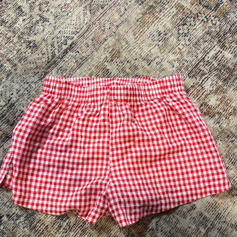 Red Gingham Princess Polly Women's Shorts